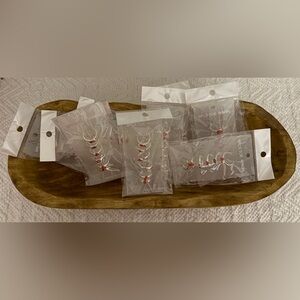 #768 Lot of 11 Toe Ring Packs – 6 Pcs Ea– 🥳 Red Hat Design – Party Favor Jewelry